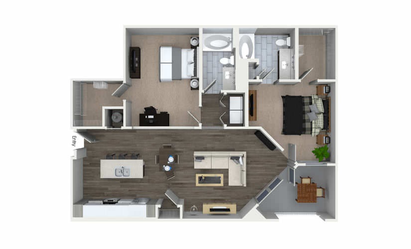 Downtown Dallas Apartments For Rent Floorplans 555 Ross Avenue B3